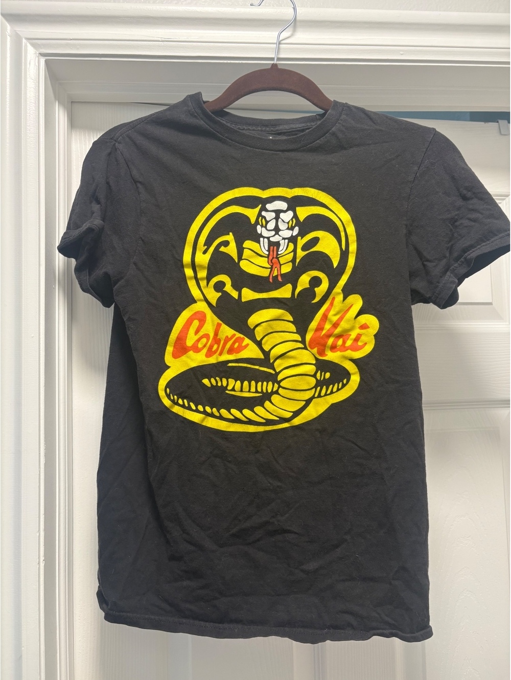 Bioworld Cobra Kai Black Graphic T-Shirt Size S